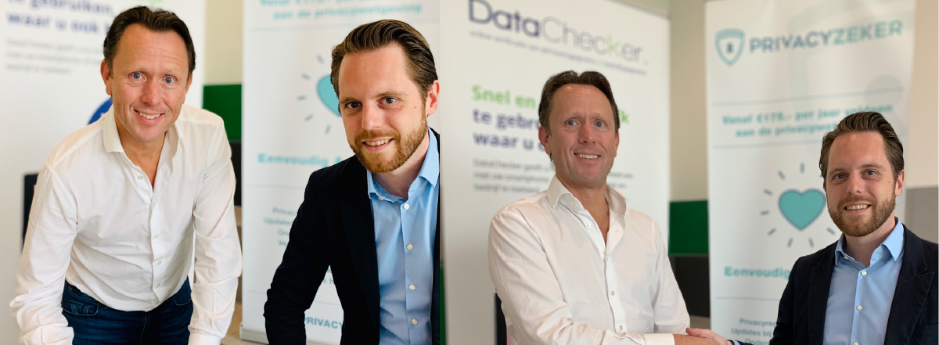 Links: Walter Codée, CEO van DataChecker. Rechts: Tom Maarsman, Managing Director van Privacy Zeker